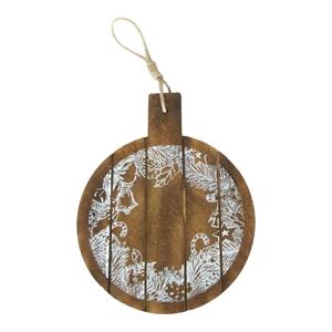 Tagliere decorativo in legno di abete Ø30 