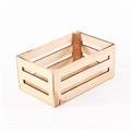 Cassetta in abete miele 20X13H9 in set di 2