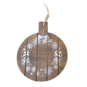 Tagliere decorativo in legno di abete Ø30