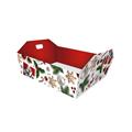 Vassoio in cartone Bianco Natale 36X28H6 