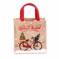 Borsina in juta Buon Natale 15X12H15 
