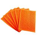 Tovagliette arancioni in fibre naturali in set di 6 45x30