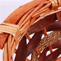Cesto ovale in vimini marrone 52/49X39H13 