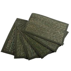 Tovagliette verdi in fibre naturali in set di 6 45x30