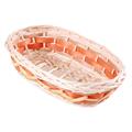 Cesto da confezionamento ovale in vimini arancione 35X20XH9 