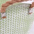 Vaschetta ovale in latta verde chiaro 24X17H15