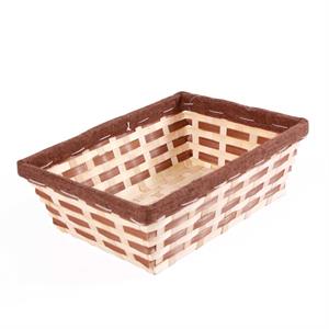  Vaschetta in bamboo naturale/marrone 32x23H10