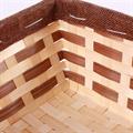 Vaschetta in bamboo naturale/marrone 32x23H10
