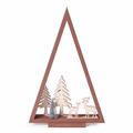 Albero in legno marrone H33