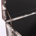 Baule in legno stampa planisfero 59X35H35 in set di 3