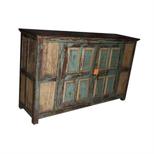 Credenza in legno di teak multicolor 206X60H123 