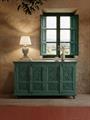 Credenza azzurra in legno di mango 182X43H106 