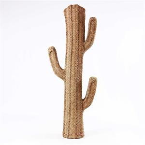 Cactus decorativo rotondo in giunco H120