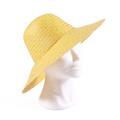 CAPPELLO PALMA GIALLO SEMPLICE TAGLIA UNICA MADE IN VIETNAM