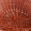 ESPOSITORE CONO VIMINI ROSSO DIA.60 FONDO32 H.22 MADE IN CROAZIA