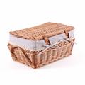Baule in vimini bollito 45X33H29 in set di 2