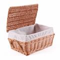 Baule in vimini bollito 45X33H29 in set di 2