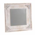 Specchio in abete sbiancato 60H60 