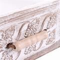 Vassoio in legno di abete intagliato 52X32H11 