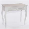 Consolle bianca in legno di pino ed mdf 80X40H75