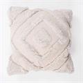 Cuscino quadrato in cotone a rombi (45x45 cm) 
