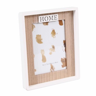 Portafoto Home in mdf bicolor 20H25