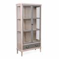 Vetrinetta in legno di pino ed mdf Elisabetta 80X35H165 