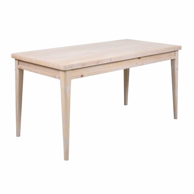 Tavolo da pranzo in legno di pino Elisabetta 160X80H80