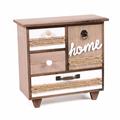 Portagioie in legno e juta Home 24X11H24