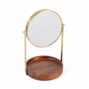 Specchio da tavolo girevole con appoggio Ø16H28 