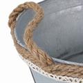 Vaschetta in latta sbiancata 46X33H15 