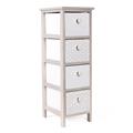 Cassettiera in paulownia beige 26X32H81 