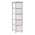Cassettiera in paulownia beige 26X32H98 