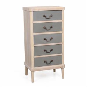 Cassettiera in legno di pino/mdf Elisabetta 45X35H95