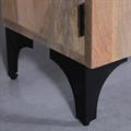 Vetrina in legno di mango naturale Dino 120X40H190 
