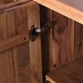Credenza in legno di acacia naturale Enzo 160X40H91 