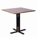 Tavolo da pranzo in legno di mango e metallo Piero 80X80H76