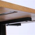 Tavolo da pranzo in legno di mango e metallo Piero 80X80H76