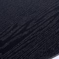 Tavolino alto in legno nero e metallo Ø60H50 
