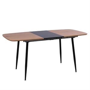 Tavolo allungabile in legno e metallo Asia 120/160X80H75 