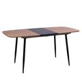 Tavolo allungabile in legno e metallo Asia 120/160X80H75 