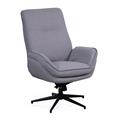 Poltrona girevole con poggiapiedi Ava 74X85H104 