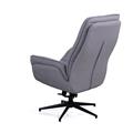 Poltrona girevole con poggiapiedi Ava 74X85H104 