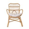 Poltrona in rattan con cuscino Nagano 68X85H96 