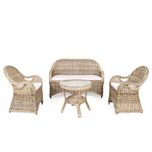 Salotto completo in kubu grey Surabaya
