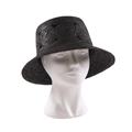 CAPPELLO NERO 100% PAGLIA NATURALE TAGLIA REGOLABILE