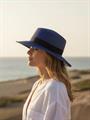 CAPPELLO BLU 100% CELLULOSA TESSILE TG.REGOLABILE