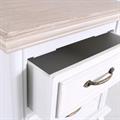 Comodino bianco Sophia 40X30H48 