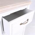 Comodino bianco Sophia  40X30H63 
