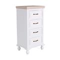 Cassettiera bianca Sophia 40X30H78 